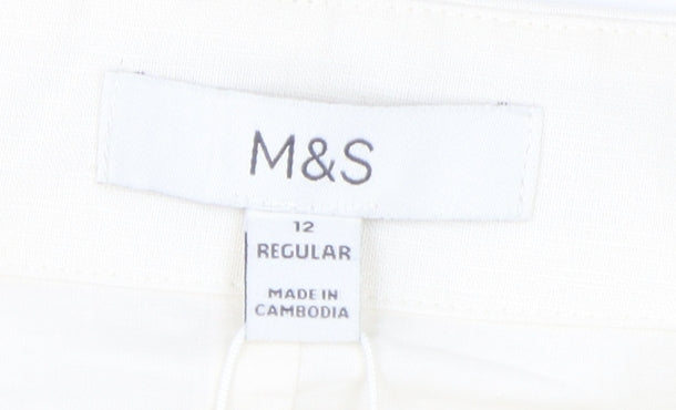 Marks & Spencer Women’s Ivory Pencil Skirt