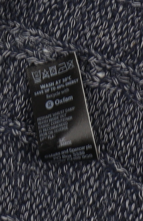 Marks & Spencer Women's Blue Cardigan, Size 12