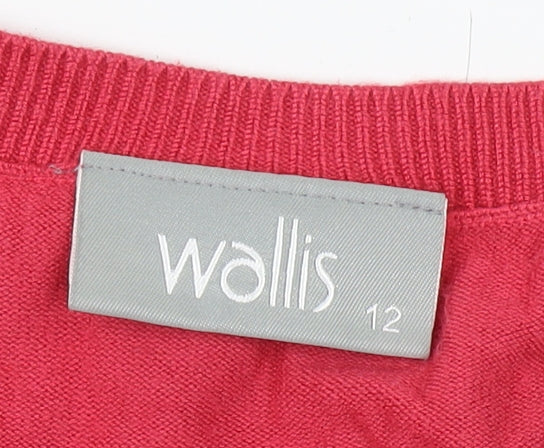 Wallis Women’s Red Tank Top Size 12 Basic Scoop Neck