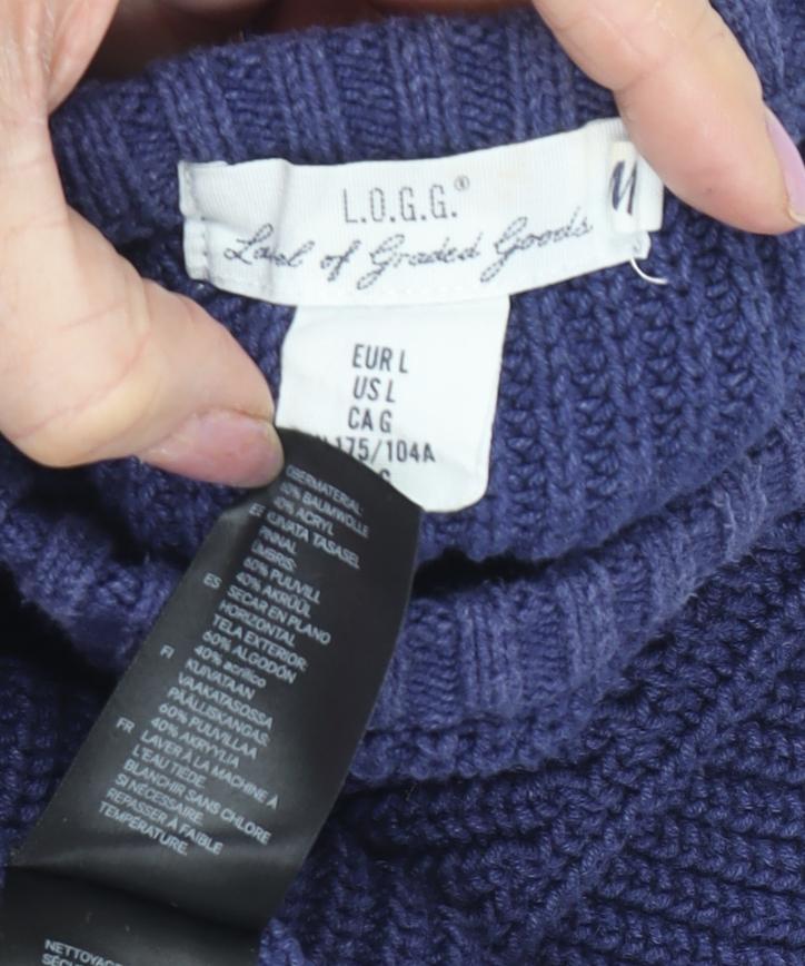 L.O.G.G. Women's Blue Pullover Jumper, L - Casual & Cosy