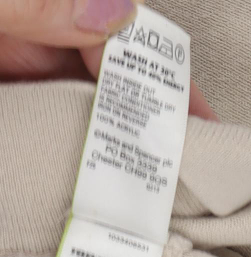 Marks & Spencer Women's Beige Cardigan Size 8