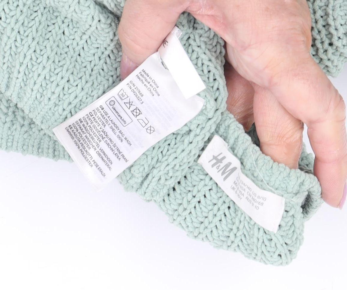 H&M Women's Green Pullover Jumper Size M