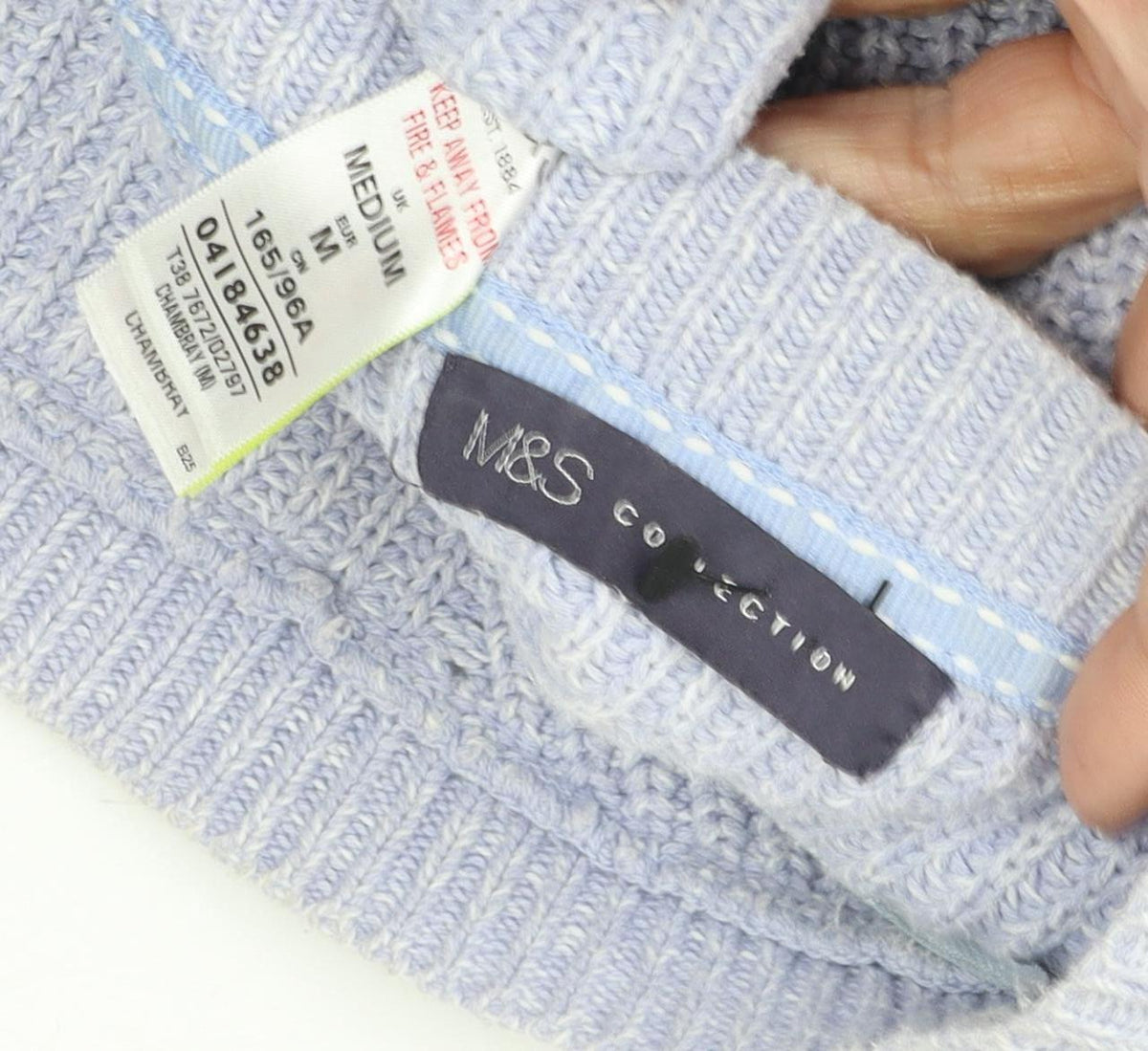Marks & Spencer Women's Blue Pullover Jumper M