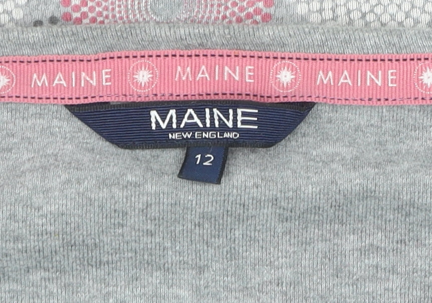 Maine New England Women's Multicoloured Henley Size 12
