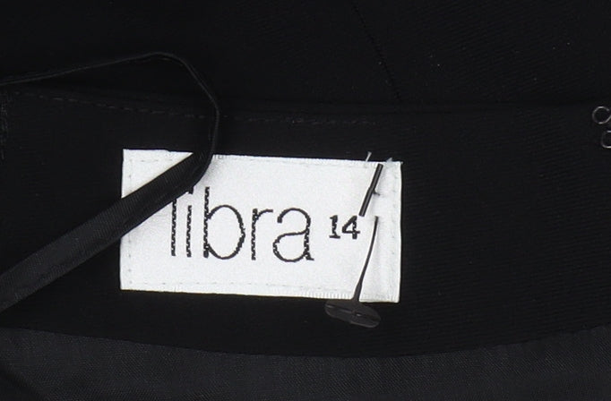 Libra Women's Black Trumpet Skirt Size 14
