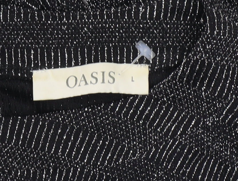 Oasis Women's Black Pullover Jumper - L