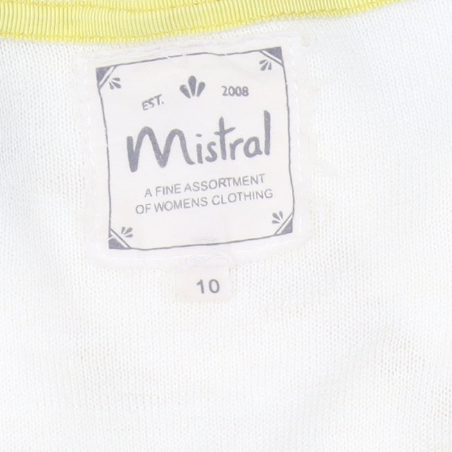 Mistral Women's Ivory Pullover Jumper Size 10