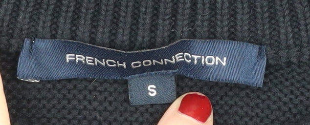 French Connection Women's Black Pullover Jumper Small