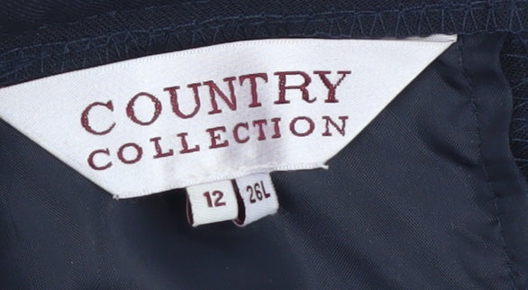 Country Collection Women's Black Pencil Skirt, Size 12