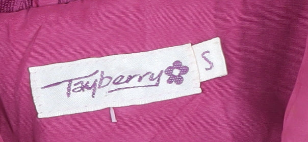 Tayberry Women's Pink Waistcoat, Size S, Casual Sleeveless