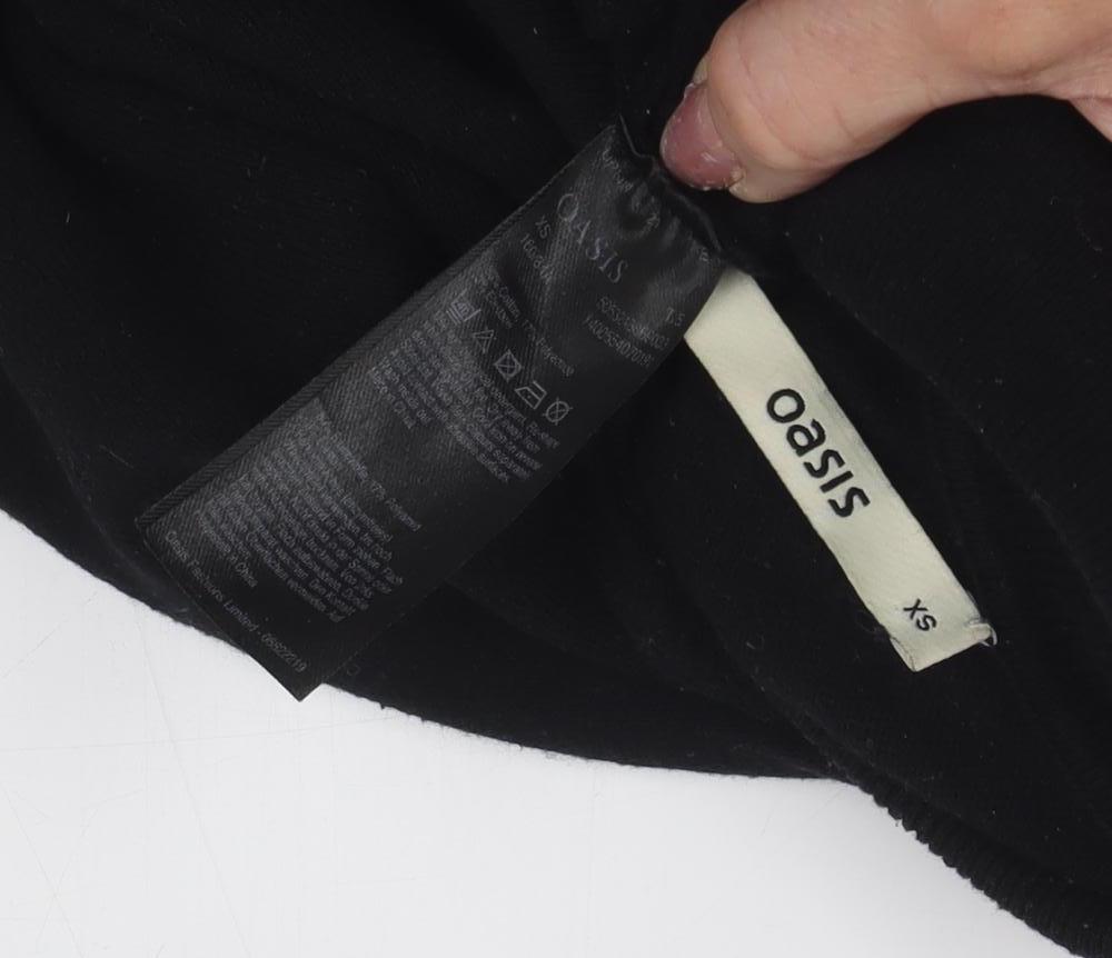 Oasis Women's Black Roll Neck Jumper XS