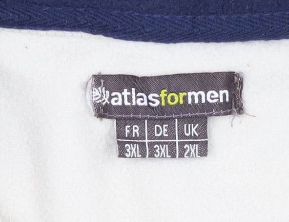 Atlas for Men Ivory Fleece 2XL Outdoor Sweatshirt