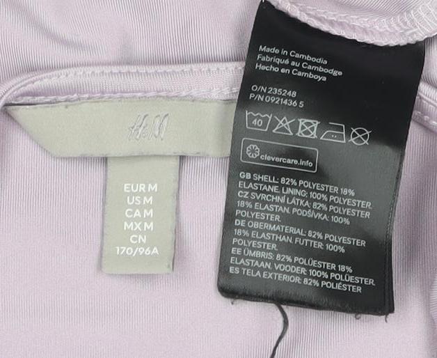 H&M Women's Purple Tank Top Size 12 Scoop Neck