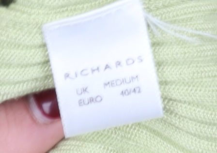 Richards Women's Green Basic Knit Top Medium