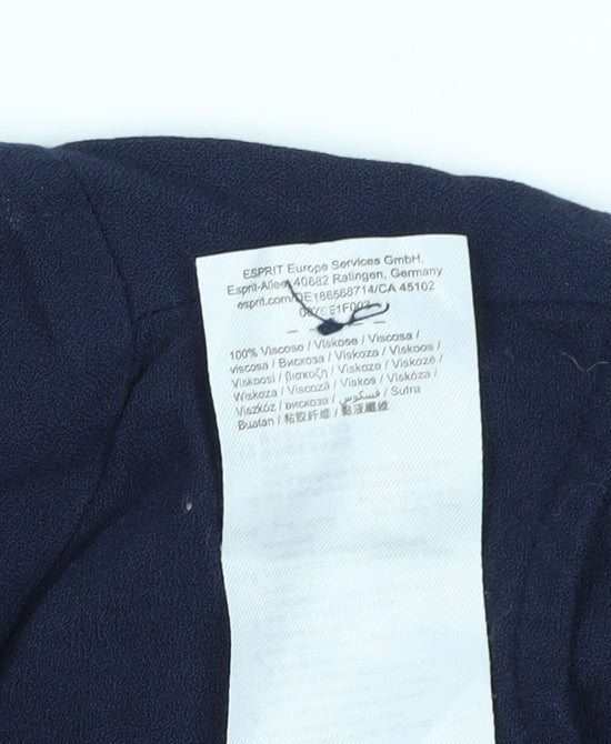 Esprit Women's Blue 3/4 Sleeve Blouse Size 6