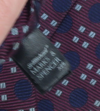 Marks & Spencer Men's Multicoloured Geometric Tie