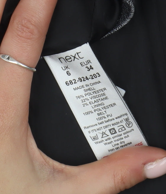 Next Women's Grey A-Line Sleeveless Dress UK 6
