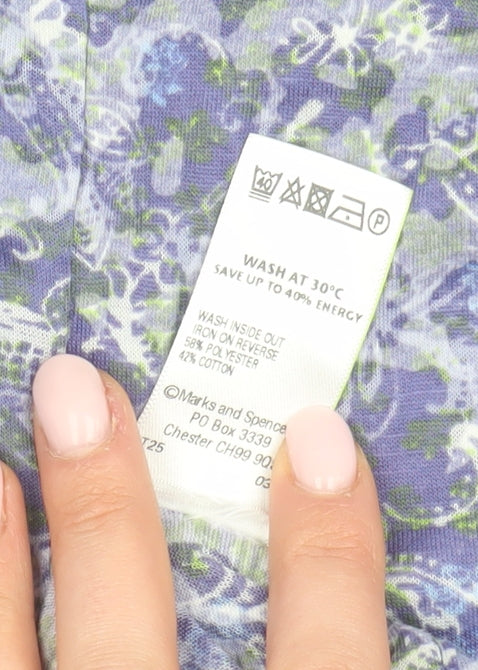 Marks & Spencer Women's Floral Tunic Blouse - Size 8