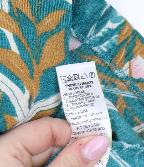 Marks and Spencer Women's Floral Dress, Size 8, Multicoloured