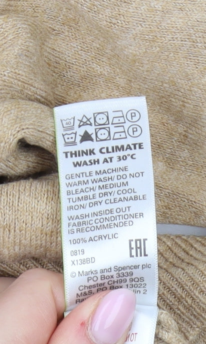 Marks & Spencer Beige Women’s Pullover Size 14