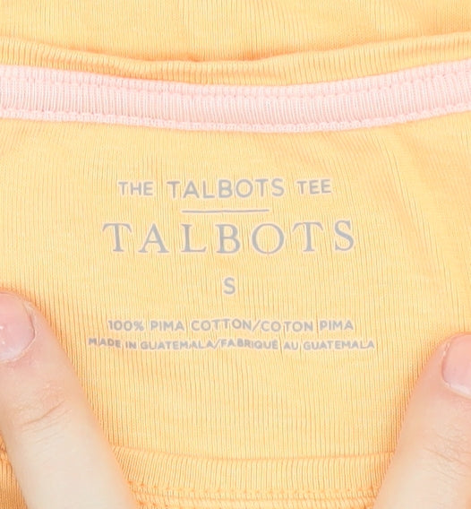 Talbots Women’s Yellow Short Sleeve T-Shirt S