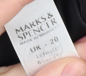 Marks & Spencer Women's Black Knee Length Pencil Skirt