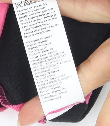 River Island Women's Pink Pencil Skirt Size 8