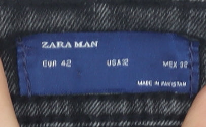 Zara Man Black Skinny Jeans for Womens Size 14