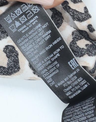 Marks & Spencer Women’s Animal Print Blouse Size 10