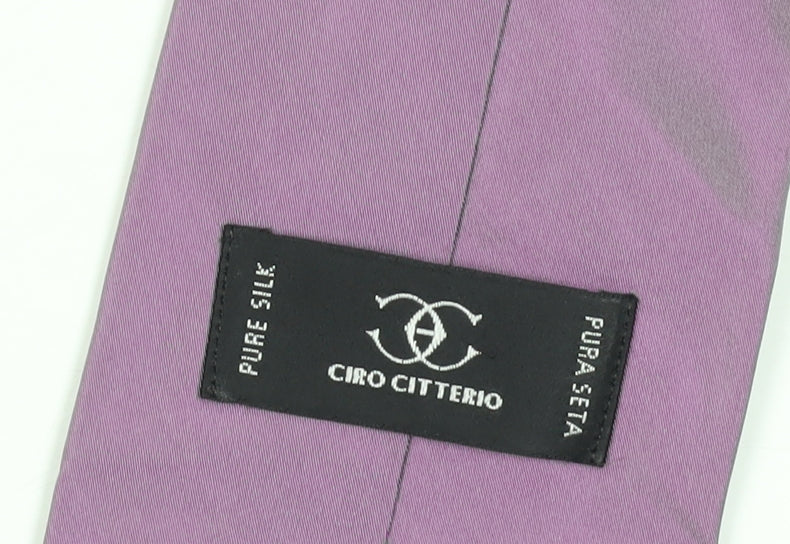 Ciro Citterio Men's Purple Silk Tie - One Size