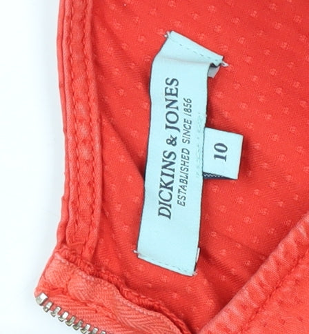 Dickins & Jones Women's Red A-Line Dress Size 10