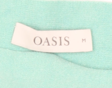 Oasis Women's Green Knit Jumper Medium