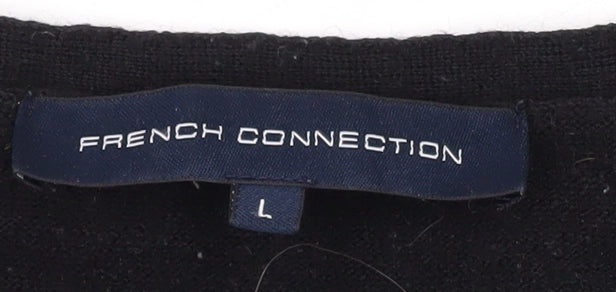 French Connection Women's Black Pullover Jumper L