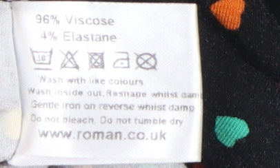 Roman Women's Multicoloured A-Line Dress Size 10