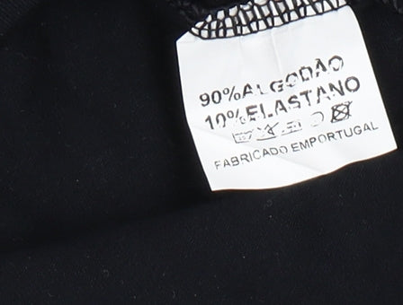 Rebrinde Unisex Black XL Basic T-Shirt