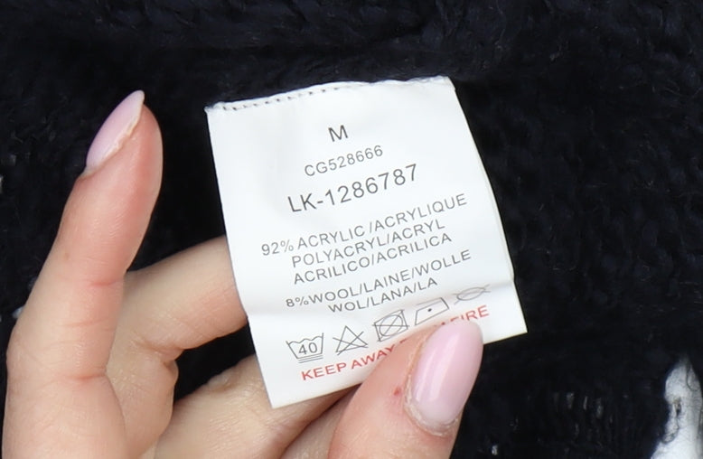 Brave Soul Women's Black Pullover Jumper Size 12