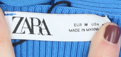 Zara Women's Blue Halter Tank Camisole Size 12