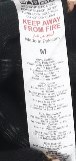 boohooMAN Men's Black Short Sleeve T-Shirt - Size M