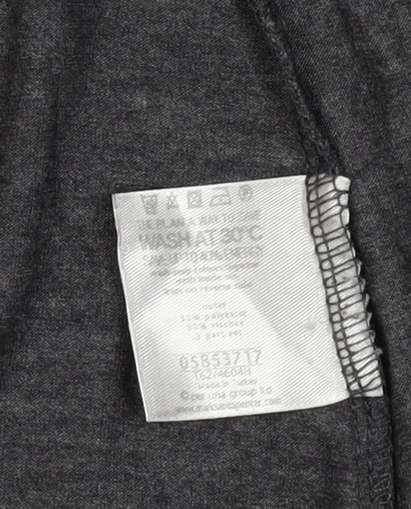 Per Una Women's Grey Wrap Blouse, Size 14, Cowl Neck