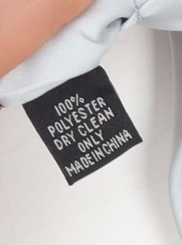 Jacques Ester Men’s Silver Slim Tie 100% Polyester