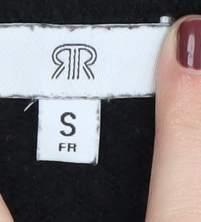 RR Women's Black Cardigan Jumper in Size S