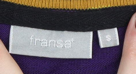 Fransa Women's Purple Pullover Crew Neck Jumper Size S