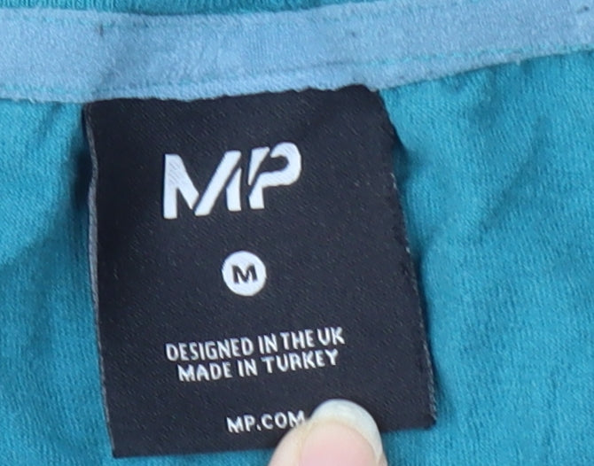 Myprotein Men's Green Cotton Crew Neck T-Shirt, Size M