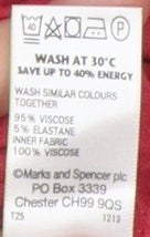 Marks & Spencer Women's Red Floral Tunic Blouse Size 18