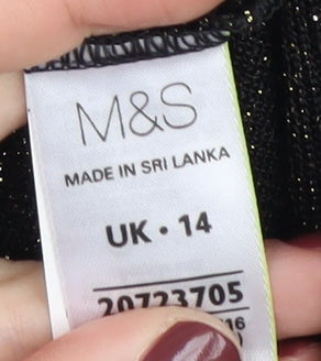 Marks & Spencer Women's Black Long Sleeve Jumper