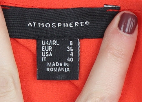 Atmosphere Women's Red Camisole Size 8