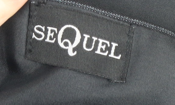Sequel Men's Black Striped Blazer, Size 44, Business Wear