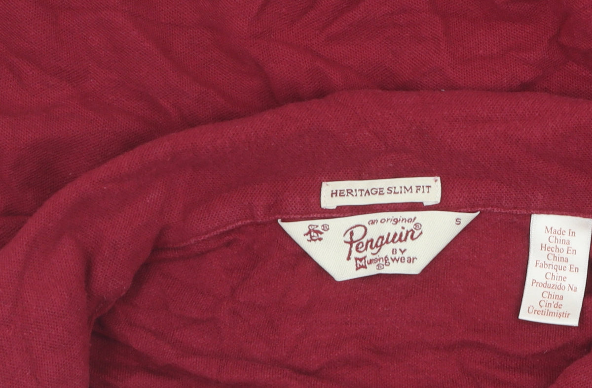 Original Penguin Men's Slim Fit Red Polo Shirt