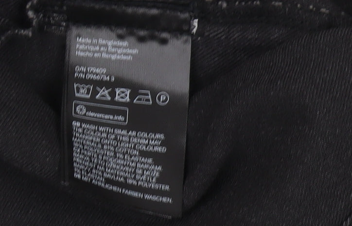 H&M Women's Black Dress Size 14
