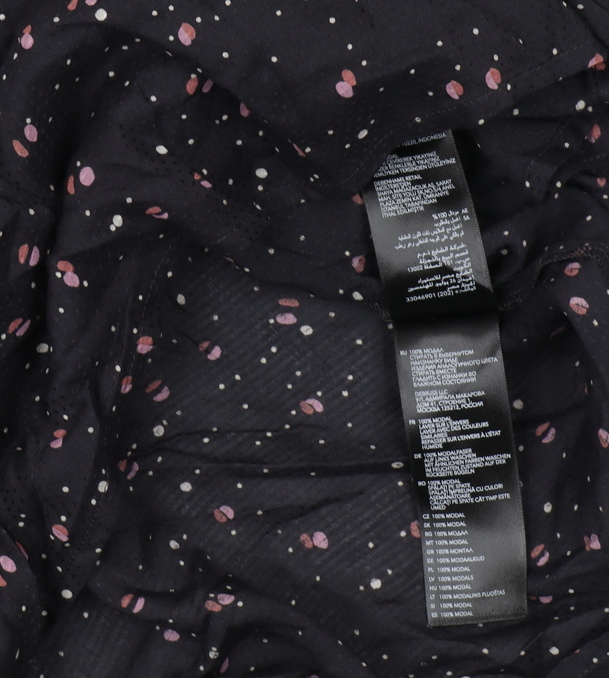 Principles Women's Black Geometric Tunic Blouse 10